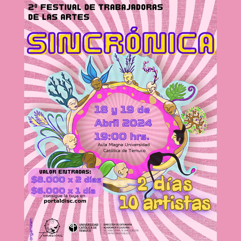 Carátula SINCRÓNICA FESTIVAL DE TRABAJADORAS DE LAS ARTES